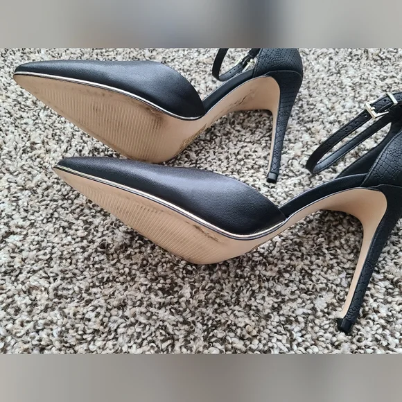 Call It Spring Iconis Black Stiletto Heels Size US 9 - Picture 6 of 6